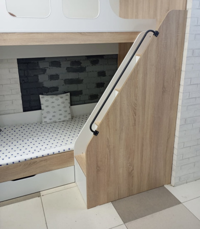 Поручень 990 мм (металл черный муар) от Династия Kids