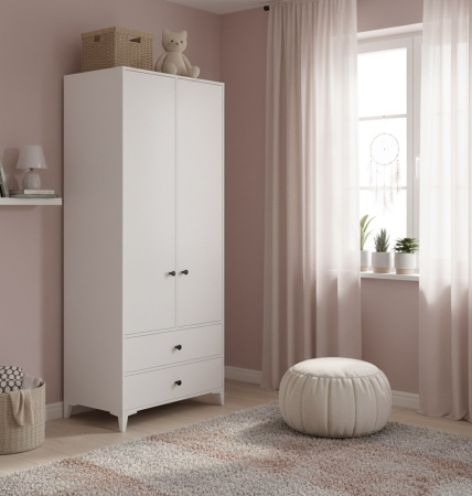 Кровать Норд 190х90 + стол + шкаф коллекции Вест от Династия Kids