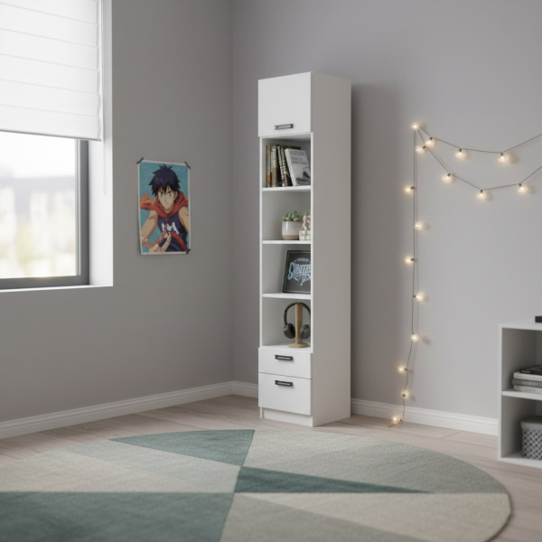 Стеллаж 1.1 коллекции Престиж (без принта)