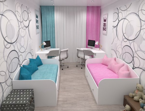 Комплект мебели для 2 детей коллекции Умка