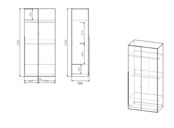 Шкаф угловой коллекции Брайт от Династия Kids