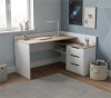 Компьютерный стол КСТ-1 (дуб каньон+белый) 