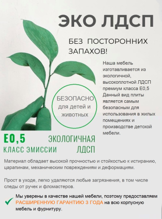 Кровать 200х90 коллекции Гранд (прямая спинка) от Династия Kids