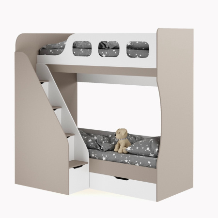 Двухъярусная кровать Умка-7 (цвета разные) 190х80  от Династия Kids