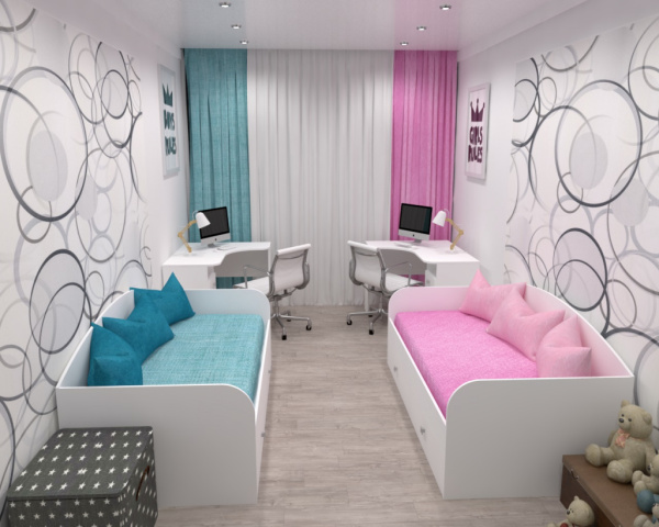 Комплект мебели для 2 детей коллекции Умка от Династия Kids