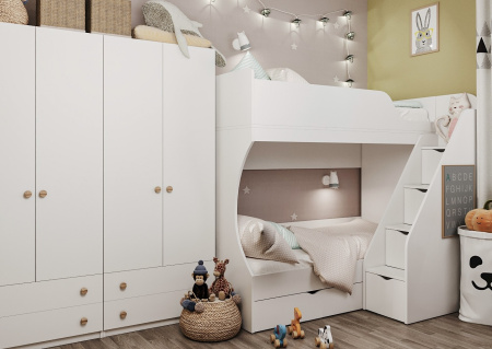 Кровать двухъярусная 200х90 Умка-3  от Династия Kids